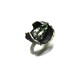 Pale Green Prasiolite Silver Ring - Frauenmantel
