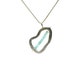 Silver Turquoise Apatite Summer Necklace - Lake