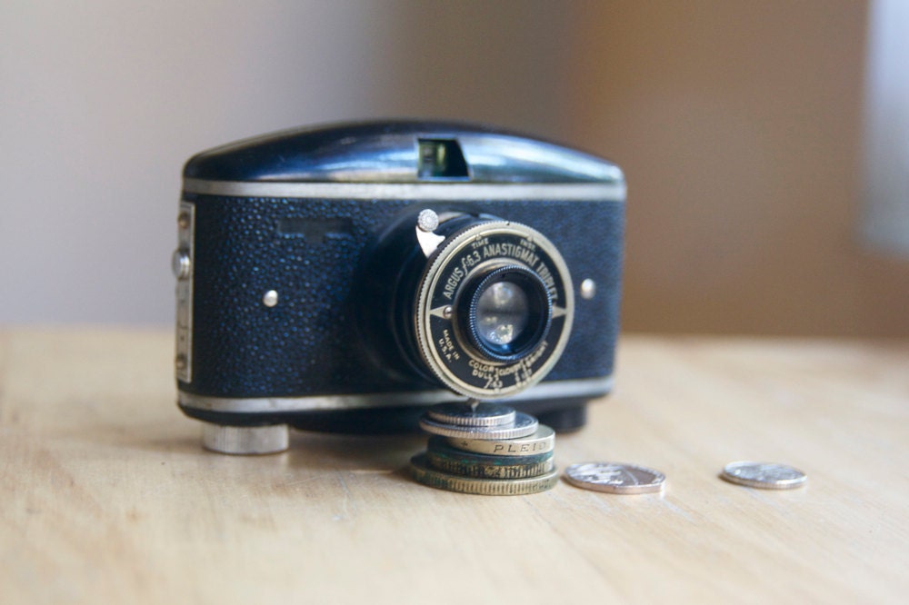 Working Camera, Argus Model M, Art Deco Camera