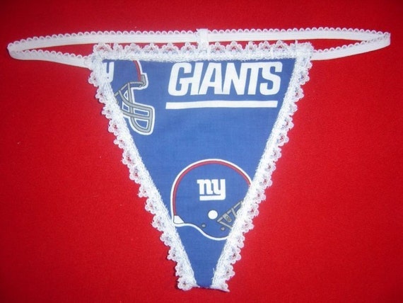 Womens NEW YORK GIANTS G-String Thong Lingerie by pmtreasurechest