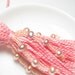 Pink Pearl Beaded Wedding Tassel