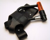 Leather U-Lock Holster - Frame-Mounted - for 5.5" x 7.25" U-Lock