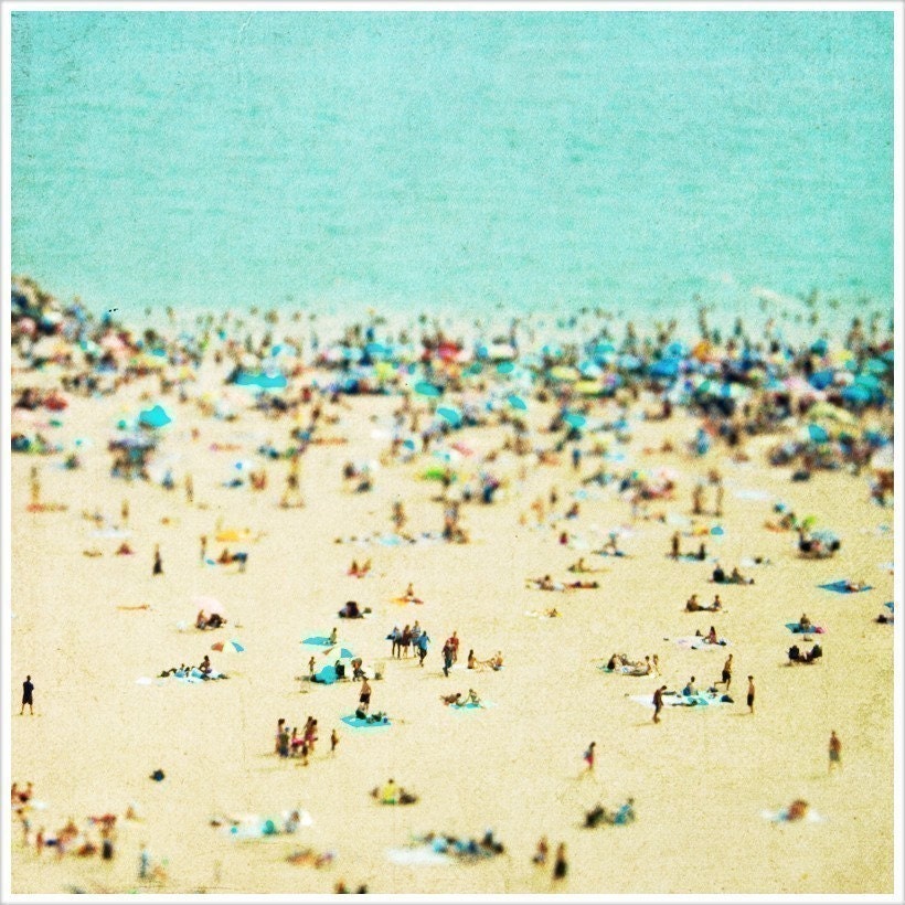 Canvas Print - Coney Island Beach 40x40