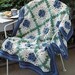 X871 Crochet PATTERN ONLY Daisies, Morning Glories, Kittens 3 Afghans