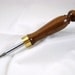 Handmade Walnut Wood Screwdriver 4 in 1 Interchangeable Tip Wooden Brass Ferrule handyman gift