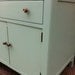 Vintage Side Table Cabinet In Icy Mint Green