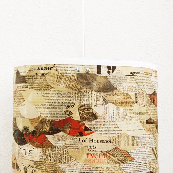 old books lamp