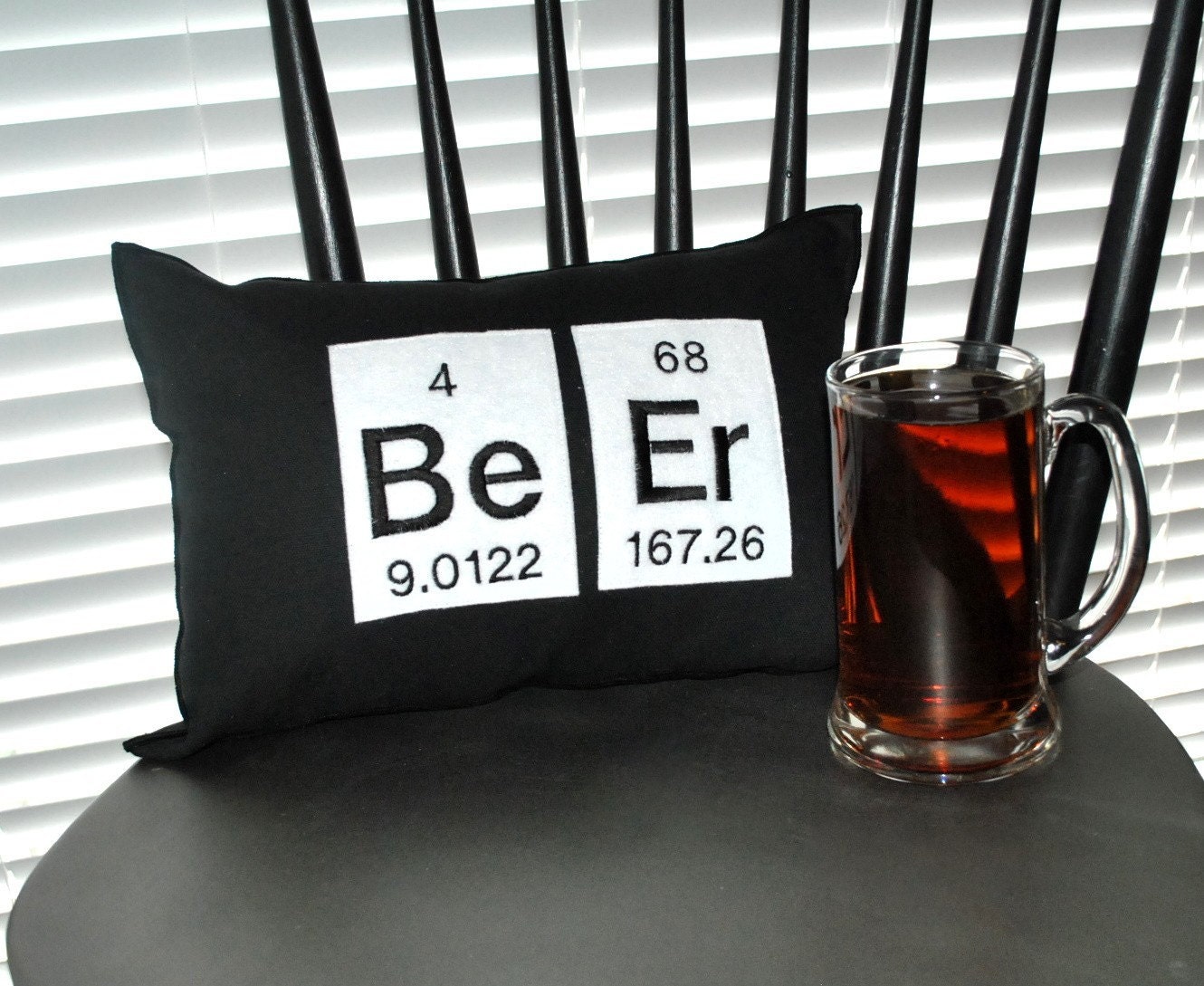 Black Beer Pillow
