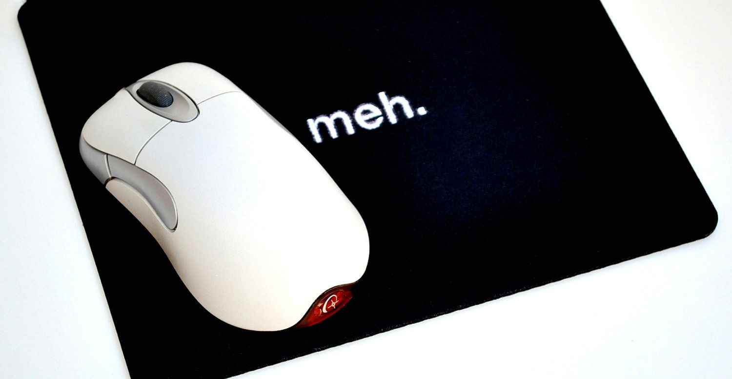 Mousepad- Embroidered  Meh
