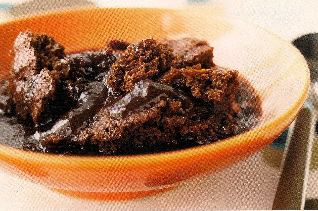 DIY Recipe --Chocolate Cake Pudding---PDF Format--treasury item...