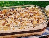 DIY Recipe--Four Layer Chocolate Dessert---PDF Format