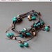 Cyber Monday Sale Lariat Necklace, Knotted Necklace - BOHEMIAN DAYS