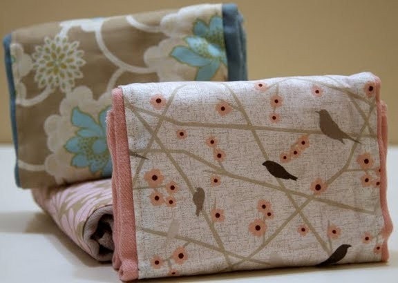 Lil Birds Burp Cloths (set of 3)