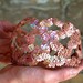 Vintage 1950s Pink Sequins Fascinator Hair Piece Hat Rockabilly Retro Pinup
