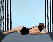 Cabana . giclee digital art print of original painting