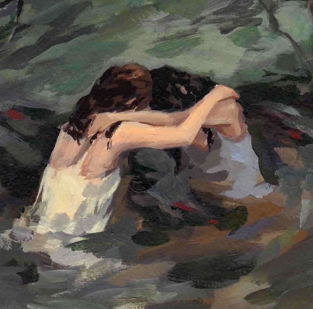 Quicksand . large wall art print of painting