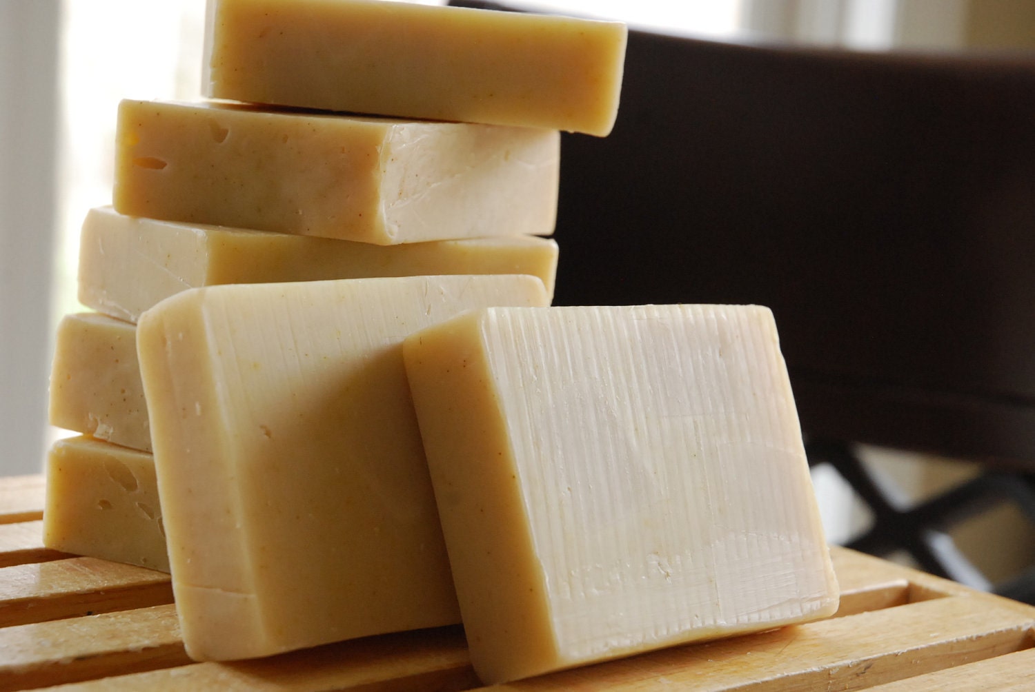 Four bars of handmade Soap - cold process by Soap Utopia - 5 dollar shipping in Canada and discounted to the U.S.