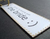 Unique Wedding gift for the Bride and Groom -  Set of 2 Honeymoon Luggage Tags
