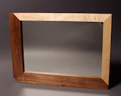 Asymmetrical Mirror Walnut and Curly Maple