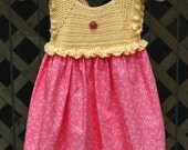 Dragonfly Little Girl's Cotton Dress Size 2T