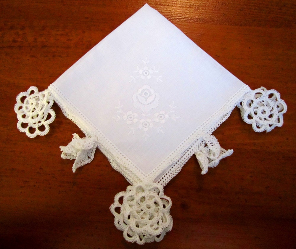 Bride's Wedding Day Handkerchief