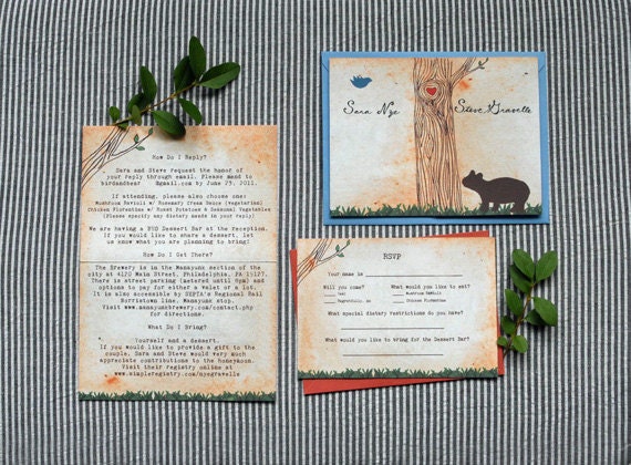 Forest Wedding Invitations