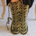 Very Warm Wool Slippers for Women Size L