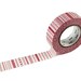 Lovely Stitch Red - Japanese mt Deco Washi Masking Tape, Scrapbooking, Collage, Gift Wrapping, MT01D105
