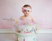 Pink Hydrangea Flower Headband