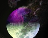 Mare Tranquillitatis (Sea of Tranquility) Limited Edtional Archival Giclee Photgraphic Fine Art Print 14.5 x 39.5 cm