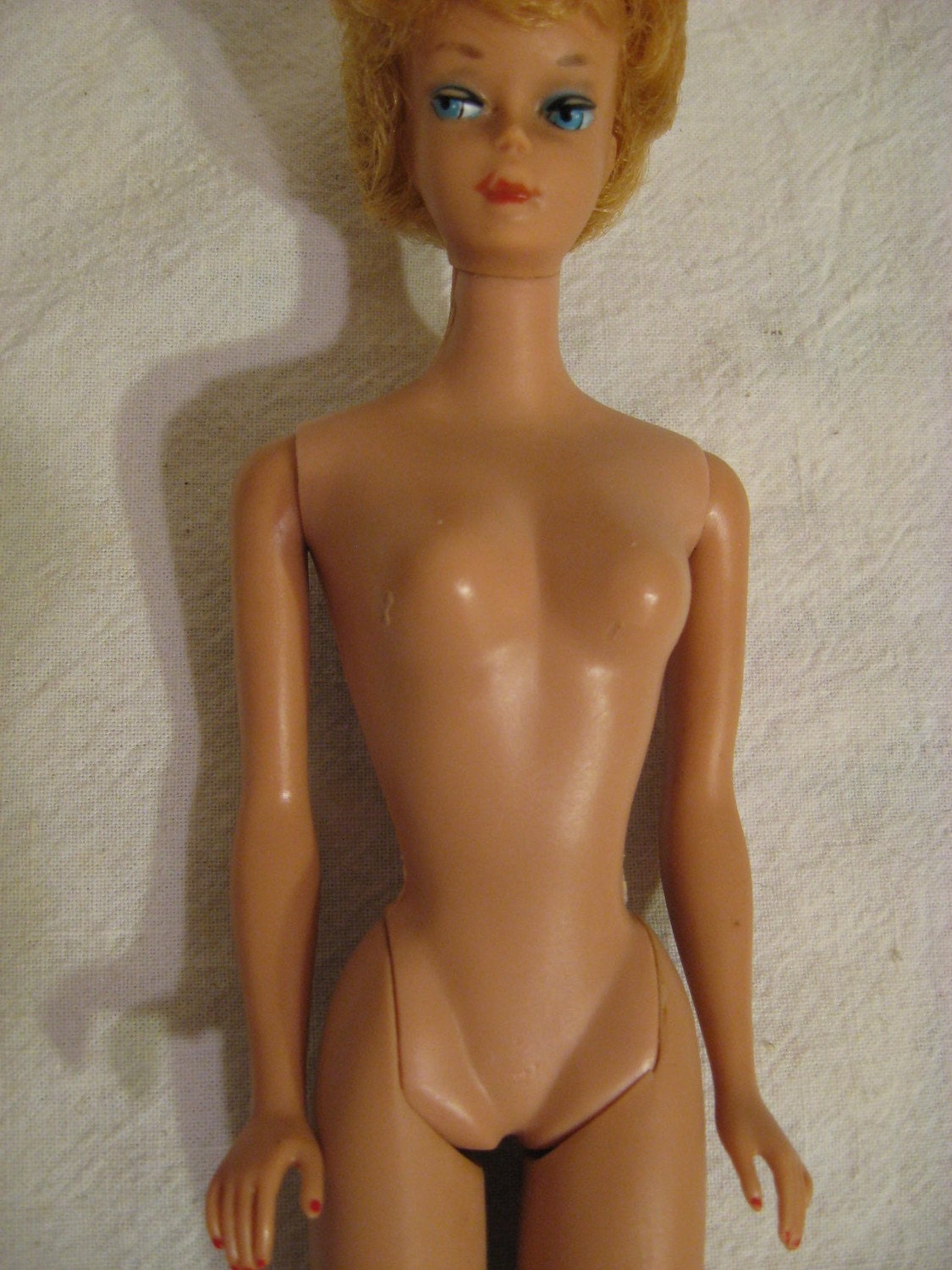 Barbie Blonde Bubble Cut Doll 1958 Vintage BubbleCut