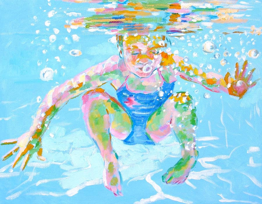 Underwater, print 8x10