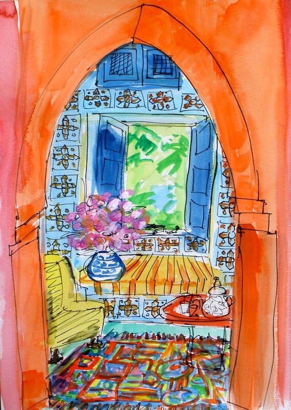 moroccan interior 481 print 8x10