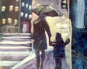 Walking Home in the Rain