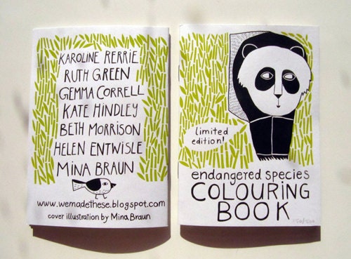 Endangered Species Colouring Book