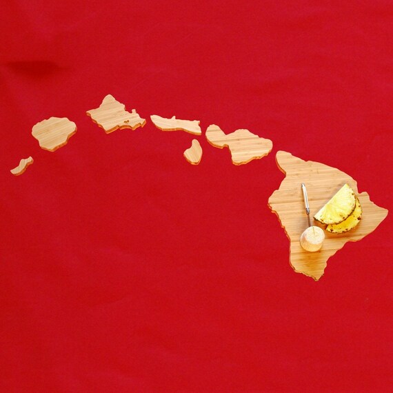 AHeirloom's Hawaii State Shaped Cutting Board