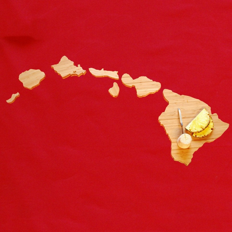 AHeirloom's Hawaii State Shaped Cutting Board