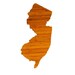 CUSTOM LISTING 'mini' New Jersey State Cutting Board for lisabormanriggs