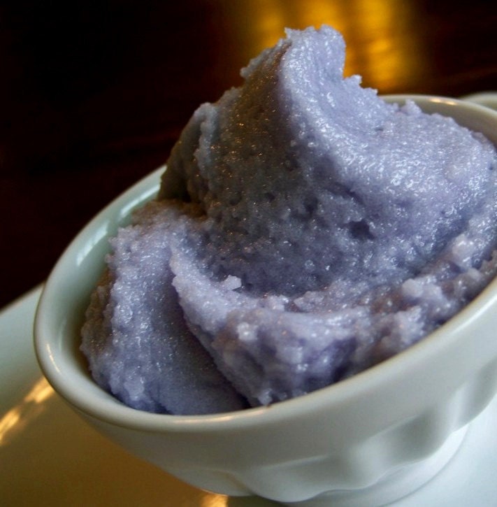 Windswept (sugar scrub--blooming lavender, honeysuckle, chamomile)