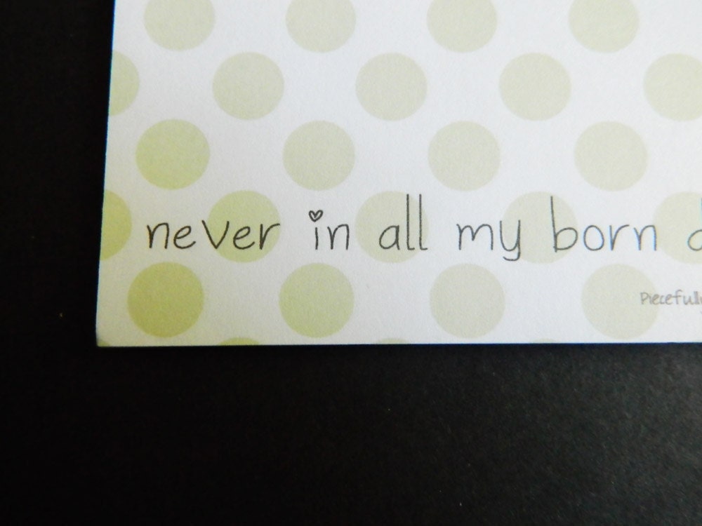 Southern Expressions Notepad -all my born days