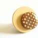 Wooden circles ring - VANILLA & CHOCOLATE DOTS