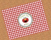 Elmo Birthday Thank You Cards, Elmo Note Cards