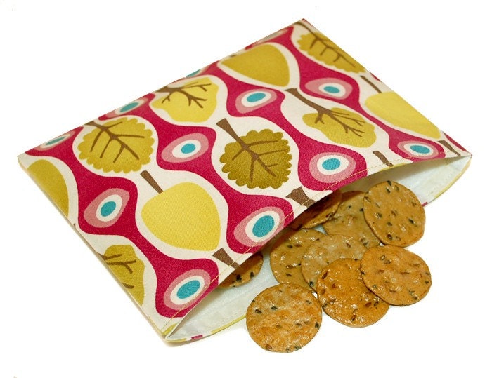 Reusable Snack Bag - Central Park Plum