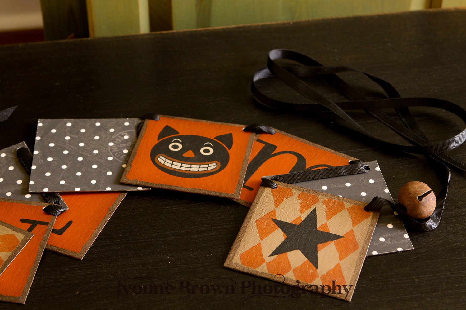 Primitive FALL banner WELCOME BANNER Garland Halloween signs photo props tdipt Harvest banner word art