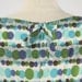 Cotton Summer Dress - 1950's Vintage - Blue and Green Polka Dot Cotton Full Skirt Summer Dress