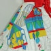 1970's Vintage Dress - NOVELTY PRINT  Cotton CAROUSEL Party Frock