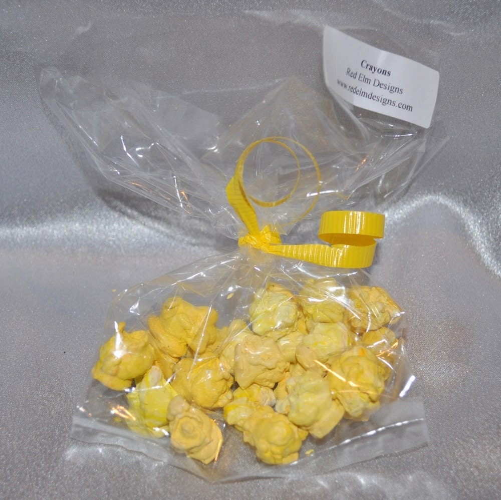 Recycled Crayons Popcorn Shaped- Total of 125 Pieces-Party Set for 5 People. Il_170x135