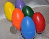 Recycled Crayons 3D Fun Egg Shaped / Total of 6. Il_170x135