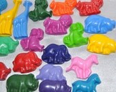 Recycled Crayons Animal Shaped Total of 50 Crayons, Party set for 25 Kids. Il_170x135