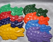 Recycled Crayons Large Alligator Shaped Total of 8. Il_170x135